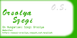 orsolya szegi business card